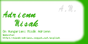 adrienn misak business card